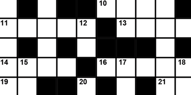 Image of a crossword puzzle