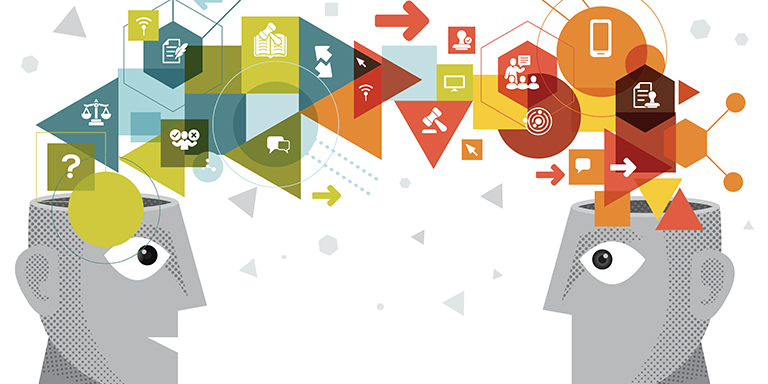 Icon of knowledge sharing