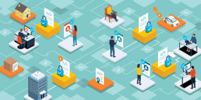 Users buying and selling assets, goods and service using smart contracts